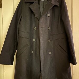 Beautiful Navy Wool blend coat